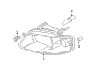Chevy Aveo5 Headlight Diagram - 96540253