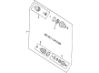 Chevy Malibu CV Boot Diagram - 22692205