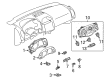 Saturn Blower Control Switches Diagram - 15803801