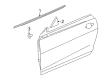 Chevy Camaro Door Moldings Diagram - 23112216