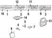 Chevy Cavalier Car Speakers Diagram - 16142352