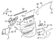 Cadillac ATS Interior Door Handle Diagram - 22956548