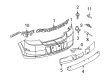 Saturn Astra Bumper Cover Diagram - 94711093
