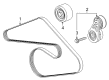 Chevy Colorado V-Belt Diagram - 12677093