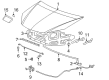 Pontiac G6 Hood Diagram - 25839143