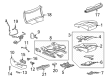 Cadillac Escalade ESV Seat Switch Panel Diagram - 84718346