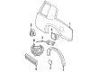 Cadillac Fuel Door Diagram - 25684565