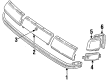 Oldsmobile Toronado Grille Diagram - 12503735