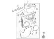 Pontiac Sunfire Weather Strip Diagram - 22640844