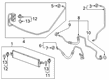 Cadillac Transmission Oil Cooler Hose Diagram - 23100571