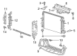 Chevy Camaro Radiator Diagram - 84947855