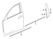 Cadillac CT6 Door Moldings Diagram - 84165274