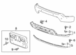 GMC Sierra 1500 Limited Bumper Diagram - 84225827