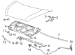 Chevy Impala Hood Release Cable Diagram - 13503692