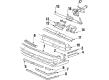 Buick Skylark Air Deflector Diagram - 25523076