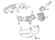Buick Envista Steering Column Cover Diagram - 42755697