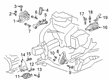 Chevy Suburban Belt Tensioner Bolt Diagram - 11588741