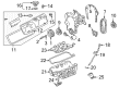 Chevy Malibu PCV Valve Diagram - 25043843
