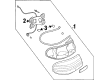 Oldsmobile Cutlass Tail Light Diagram - 19168624