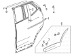 Buick Encore GX Door Moldings Diagram - 42810363