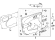 Chevy Sonic Interior Door Handle Diagram - 95015702