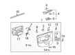 Chevy Malibu Interior Door Handle Diagram - 22884884