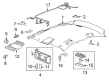 Chevy Volt Interior Door Handle Diagram - 22829860
