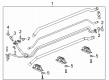 Chevy Corvette A/C Hose Diagram - 86511430
