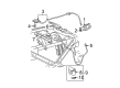 Cadillac DeVille Antenna Cable Diagram - 25680475