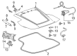 Chevy Corvette Front Door Striker Diagram - 23373959