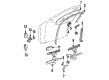 Oldsmobile Window Run Diagram - 22635564