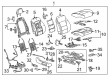 Chevy Malibu Seat Cushion Diagram - 84028011