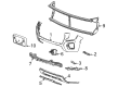 GMC Yukon XL Bumper Cover Diagram - 87814096