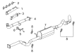Chevy Silverado 2500 HD Classic Exhaust Pipe Diagram - 15798946