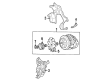 Chevy K1500 Alternator Pulley Diagram - 10495514