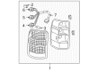 Chevy Suburban 1500 Tail Light Diagram - 19168990