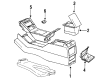 Oldsmobile 98 Ashtray Diagram - 25534643