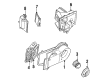Cadillac Fleetwood Heater Core Diagram - 19131991