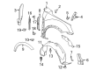 Chevy Captiva Sport Fender Diagram - 25865102