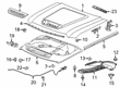 Chevy Silverado 1500 LD Hood Release Cable Diagram - 23498697