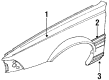 Chevy Cavalier Fender Diagram - 22551230