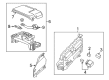Cadillac ATS Relay Block Diagram - 23492061