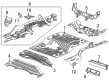 Chevy Blazer EV Floor Pan Diagram - 87854724