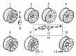 GMC Sierra 1500 Limited Spare Wheel Diagram - 20937765