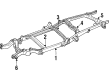 Chevy C2500 Front Cross-Member Diagram - 15654852