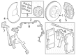 GMC Canyon Wheel Bearing Diagram - 13542340