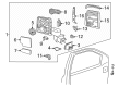 GMC Sierra 1500 Limited Mirror Cover Diagram - 84468906