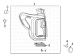 GMC Acadia Tail Light Diagram - 85150721