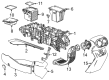 Chevy Blazer EV Center Console Base Diagram - 26461648