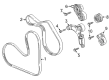 Chevy Silverado 2500 HD Belt Tensioner Bolt Diagram - 11546410